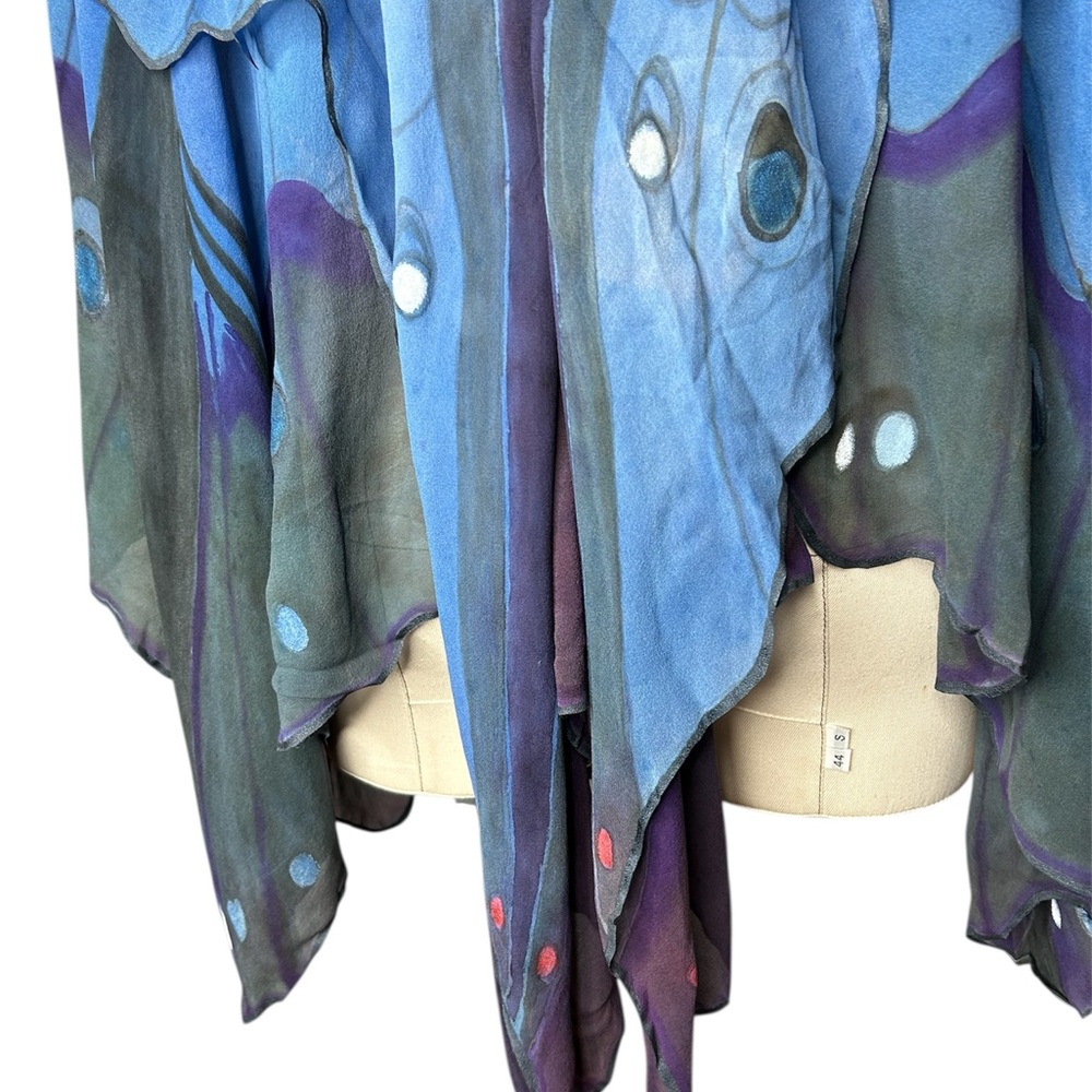Multicolored Layered Butterfly Cape - Picture 6 of 12